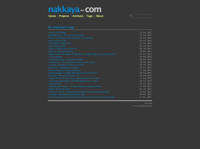 screenshot of Static