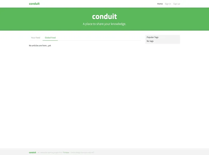 screenshot of Ng Conduit