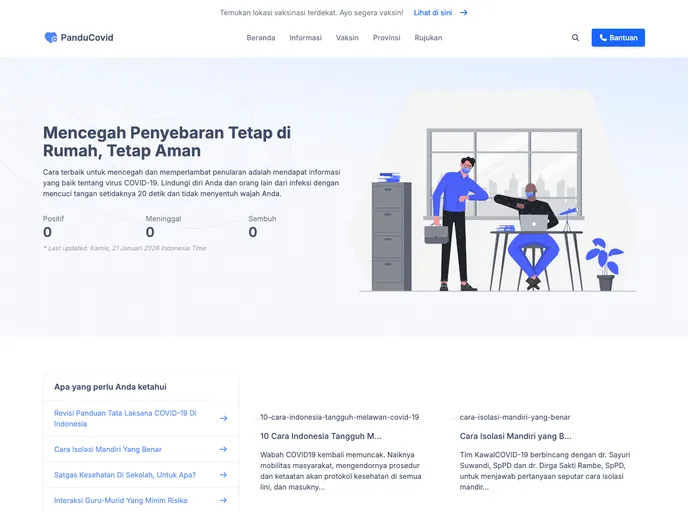 Panducovid screenshot