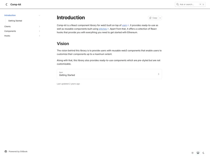 screenshot of Comp Kit