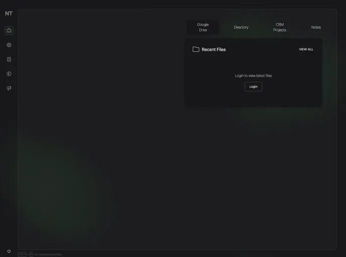 screenshot of Newtelco Tab