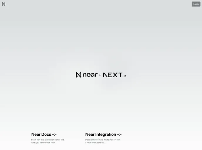 screenshot of Create Near App