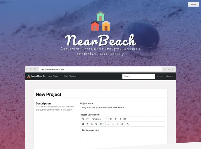 NearBeach screenshot