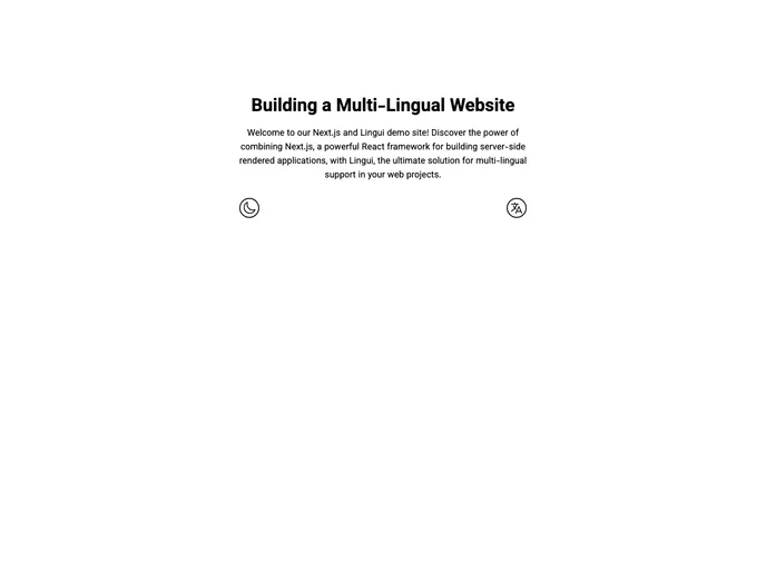 Nextjs Lingui Template screenshot
