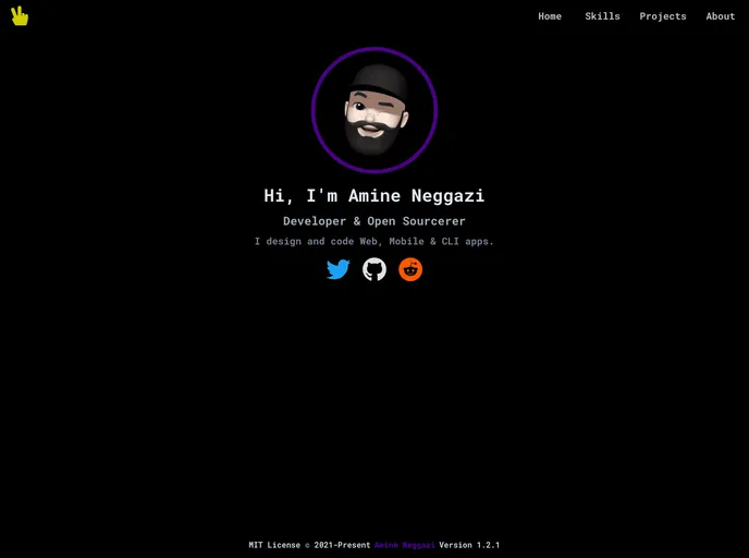 screenshot of Portfolio