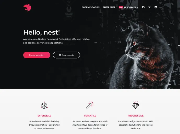 screenshot of Serverless Core Deprecated