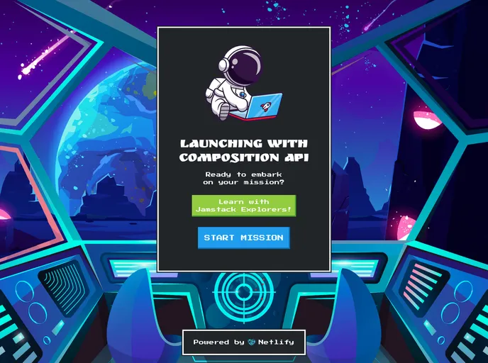 screenshot of Explorers Composition Api