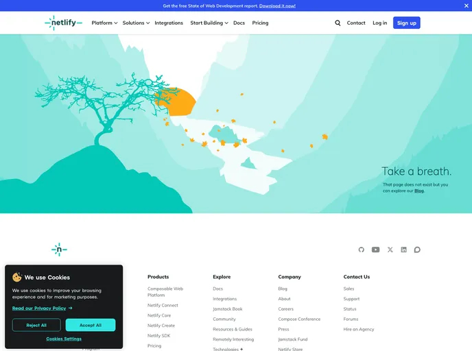 screenshot of Netlify Statuskit