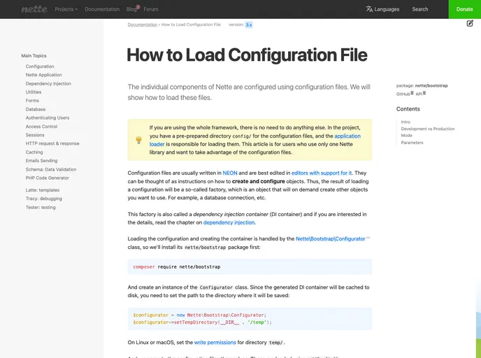 screenshot of Bootstrap