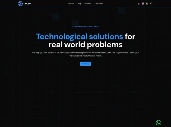 screenshot of Fresh Netzo