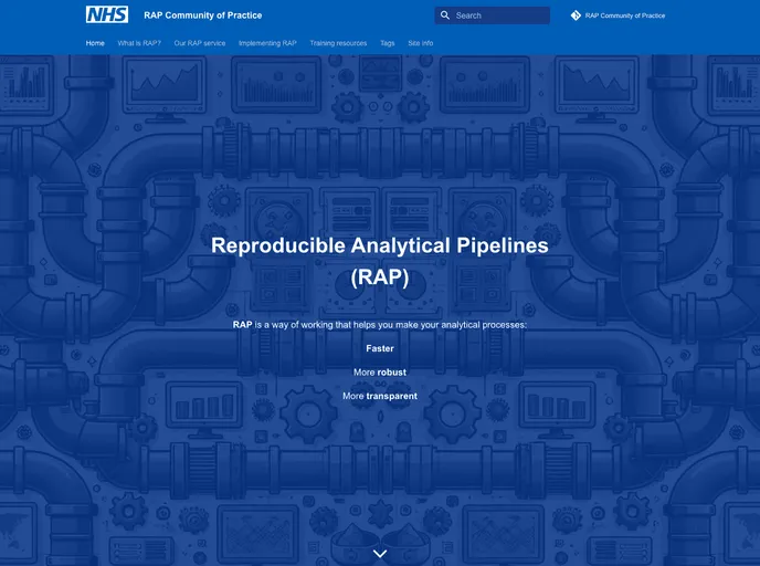 screenshot of Rap Community Of Practice