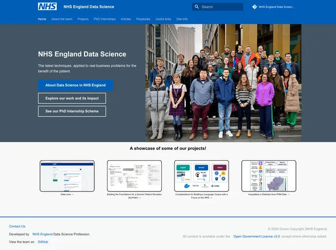 screenshot of Datascience