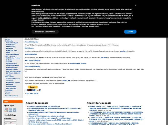 screenshot of Bcr Gui