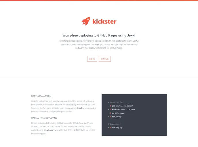 screenshot of Kickster