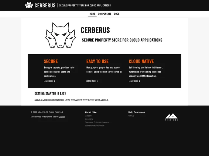 Cerberus Management Dashboard screenshot