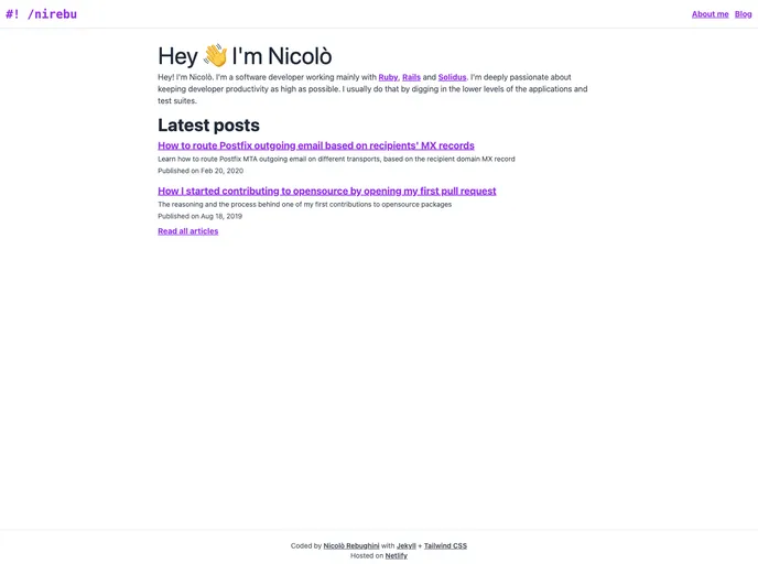 screenshot of Nirebu 2019