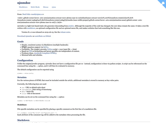 screenshot of Njnmdoc