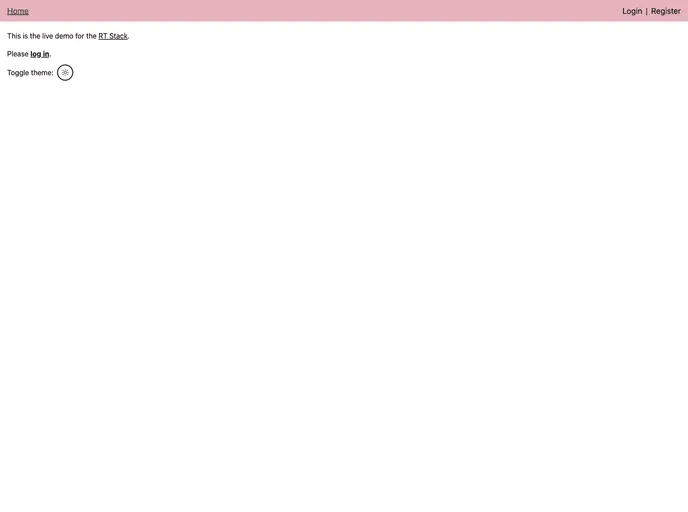 screenshot of Rt Stack