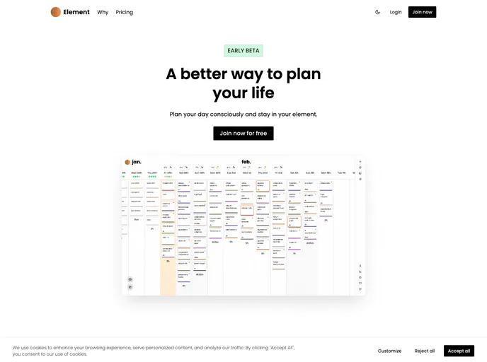 screenshot of Element