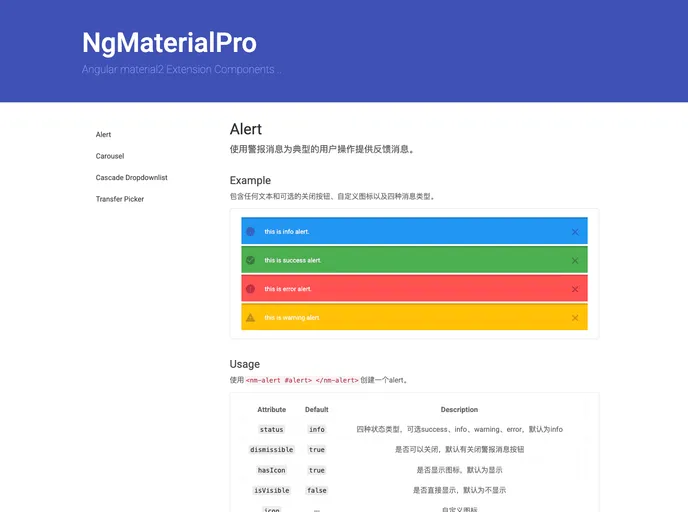 screenshot of Ng Material Pro