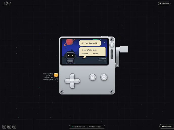 Portfolio screenshot