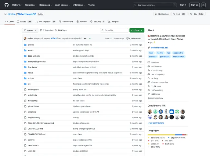 WithObservables screenshot