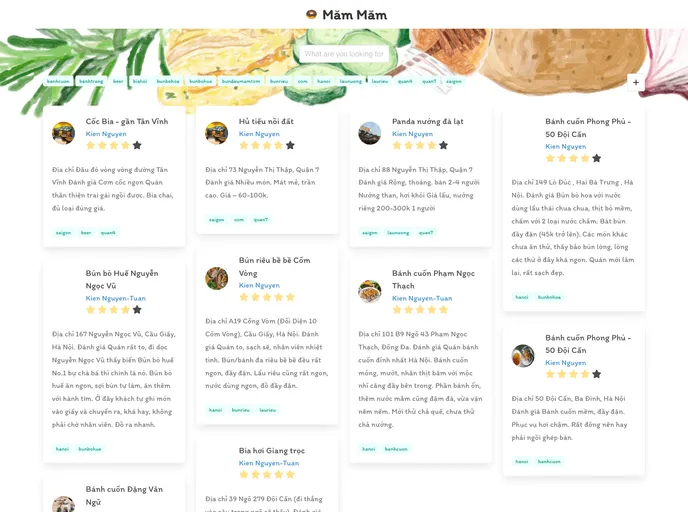 screenshot of Hugo Cuisine Book