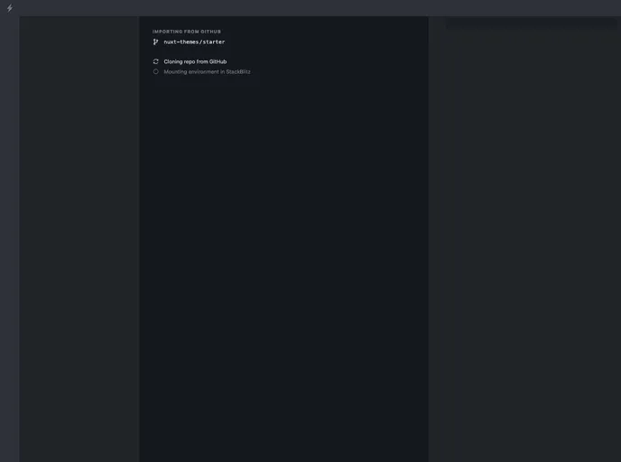 screenshot of Starter