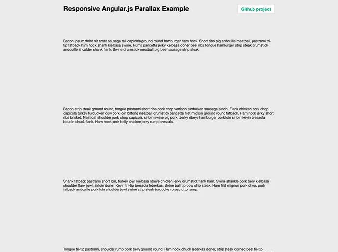 screenshot of Angular Parallax