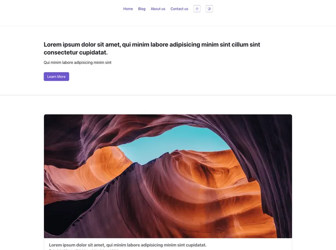 screenshot of Radix Theme