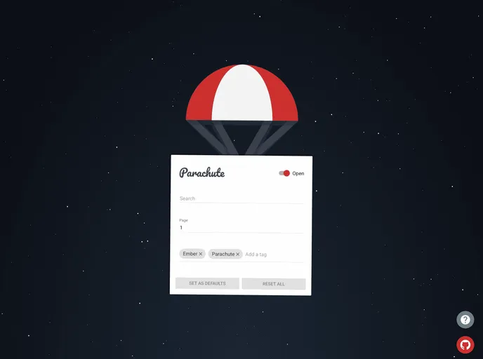 screenshot of Ember Parachute