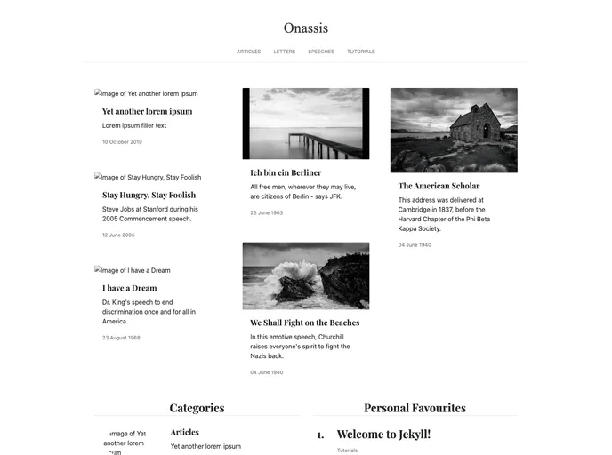 screenshot of Onassis