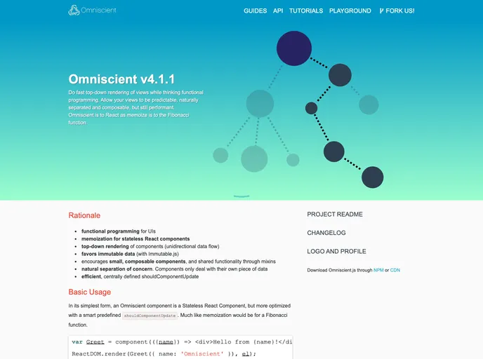 screenshot of Omniscient
