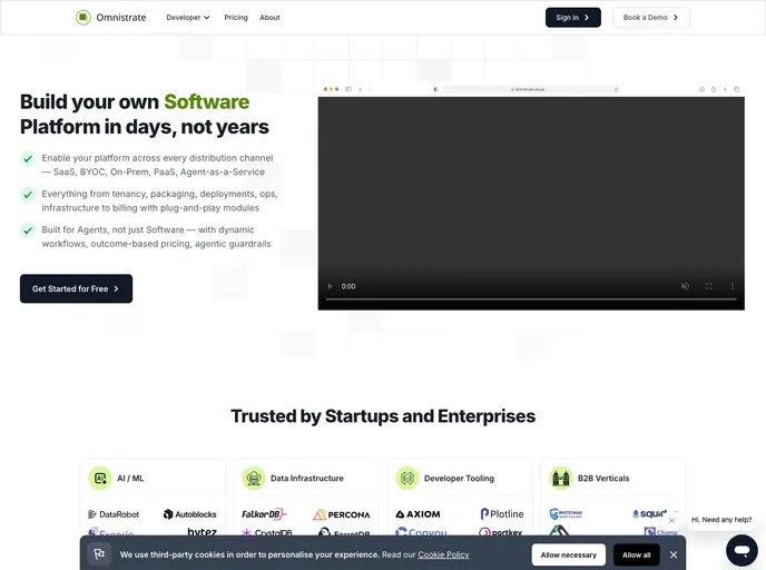 screenshot of Customer Portal