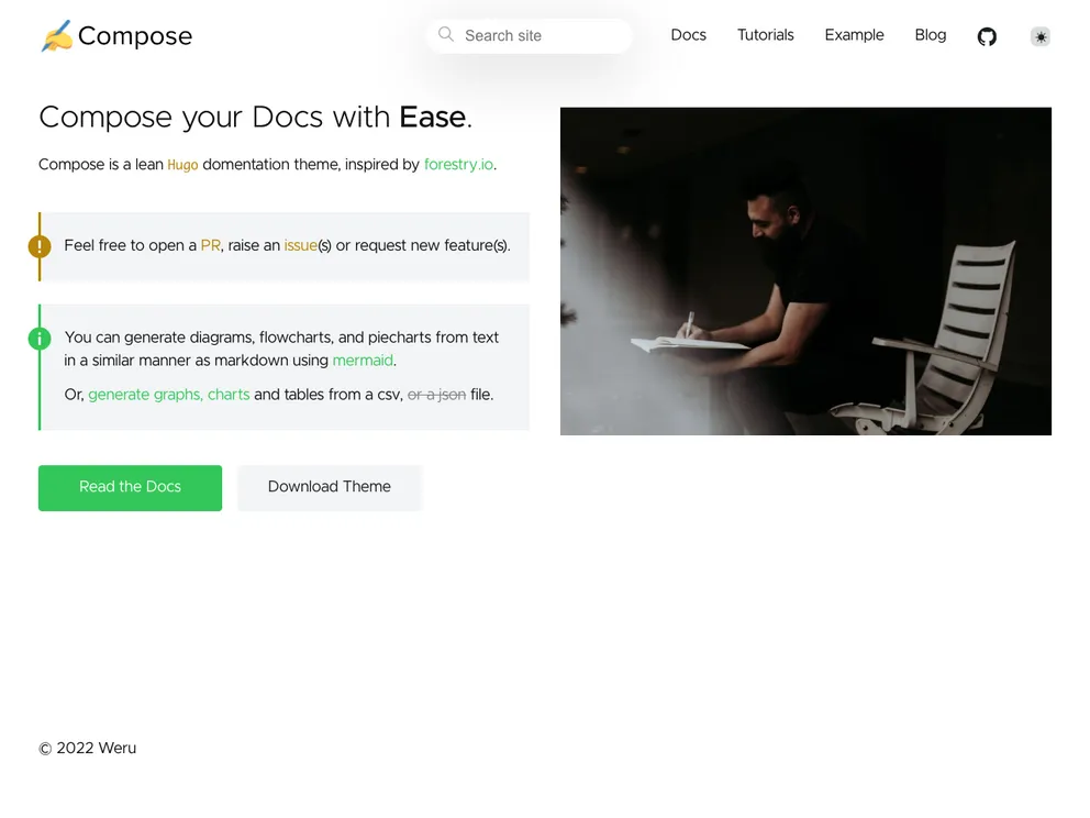 screenshot of Compose