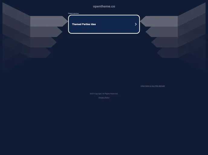 screenshot of Opentheme