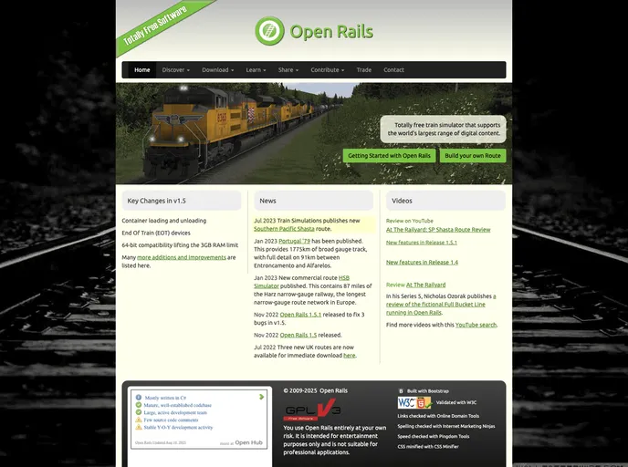 screenshot of Openrails