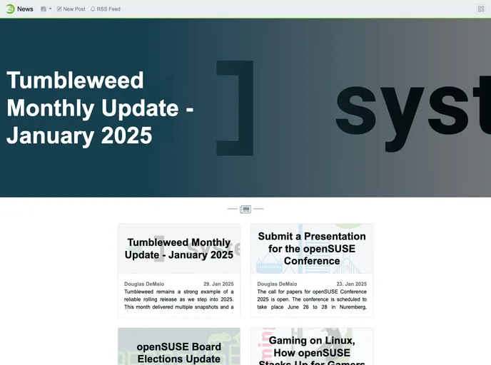 screenshot of News O O