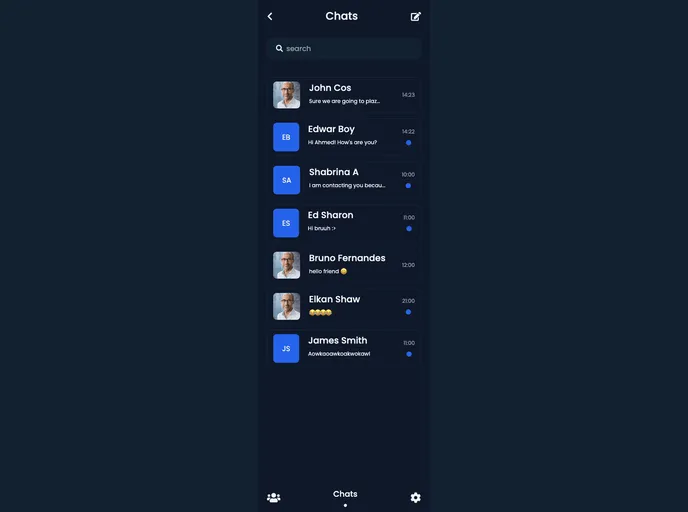 screenshot of Chat App