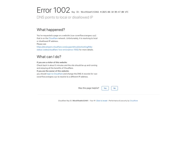 screenshot of Vue Coverflow
