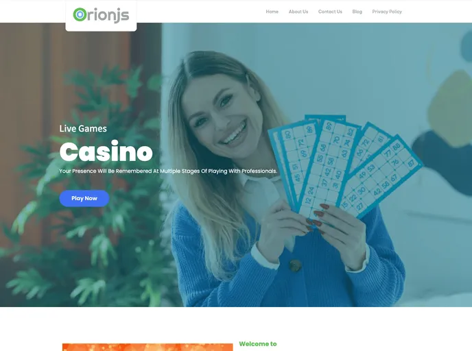 screenshot of Orioncms