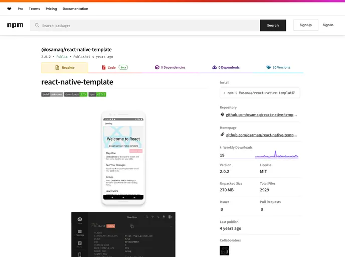 React Native Template