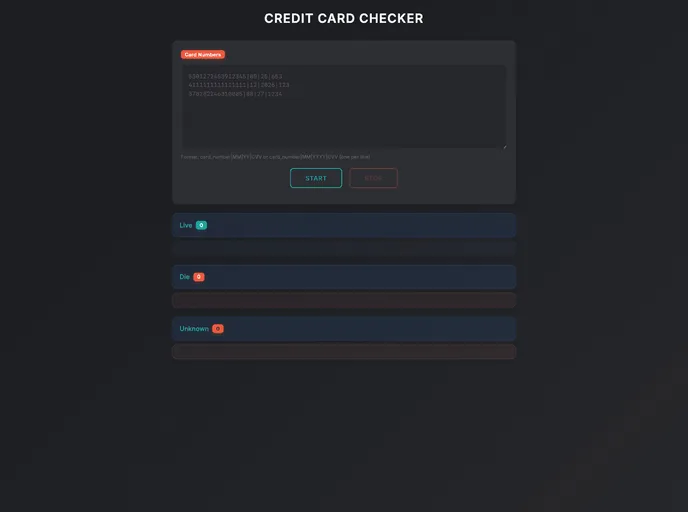MASS CC CHECKER screenshot