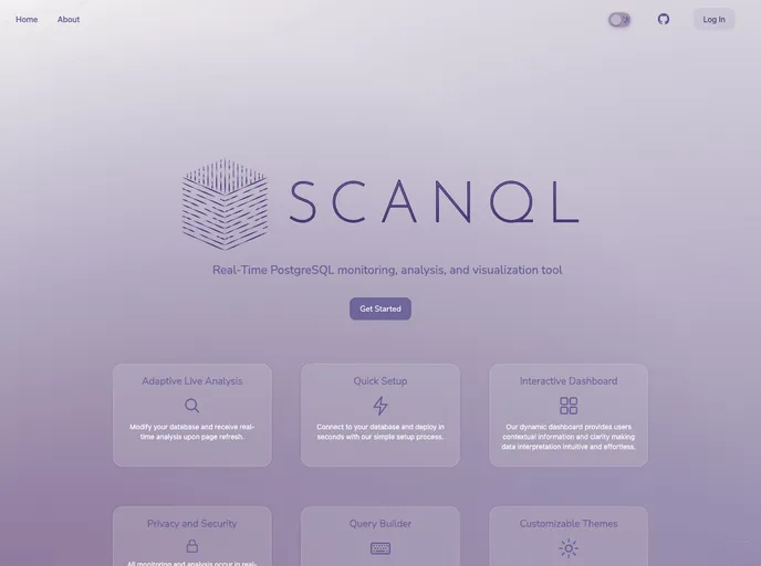 screenshot of ScanQL