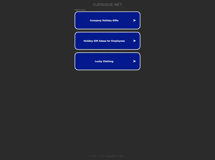 screenshot of Vuenique