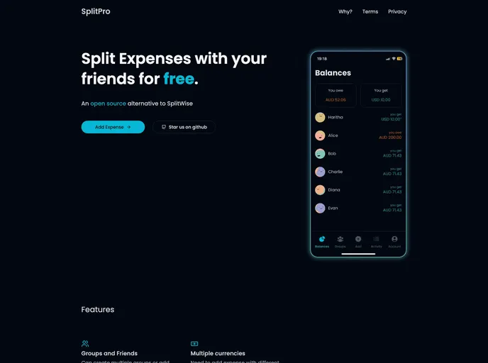 Split Pro screenshot