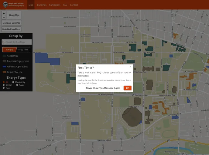 screenshot of Energy Dashboard