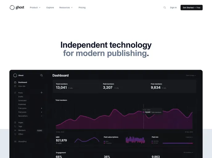 screenshot of Ghostium