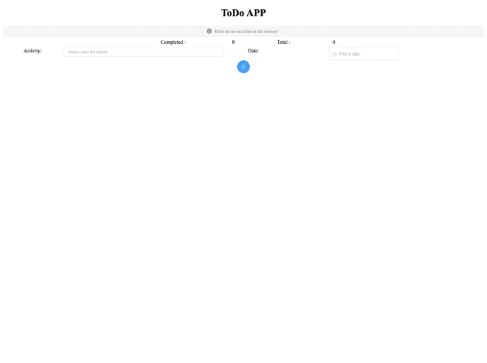 screenshot of Vue Todo App