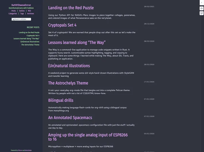 screenshot of Astrochelys